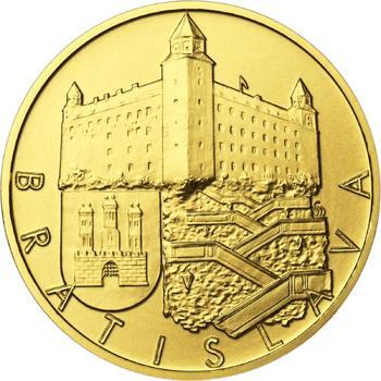 Bratislava - zlatá 1 Oz b.k.