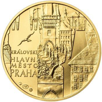 Královské hlavní město Praha - zlato 1/2 Oz b.k. - 1