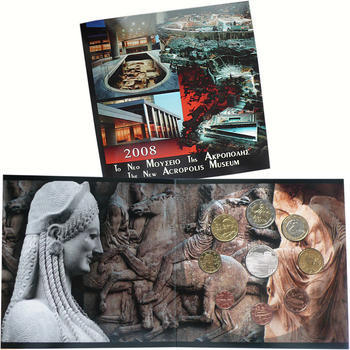 2008 Greece Mint Set - New Acropolis Museum