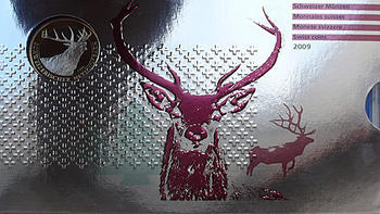 2009 Oběhové mince Švýcarsko Proof "Red Deer" - 1