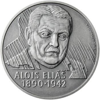 Alois Eliáš - 28 mm stříbro patina - 1
