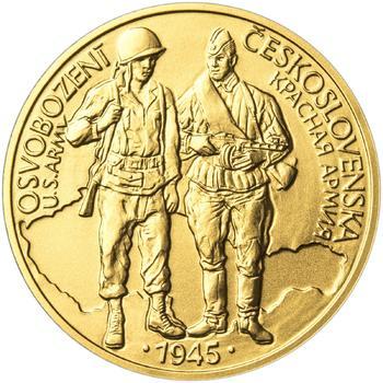Osvobození Československa 8.5.1945 - 1 Oz zlato b.k. - 1