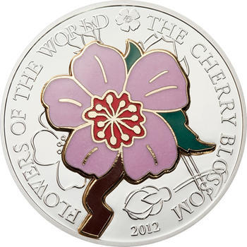 2012 Cook Island - Flowers of the World - Cherry Blossom - 1