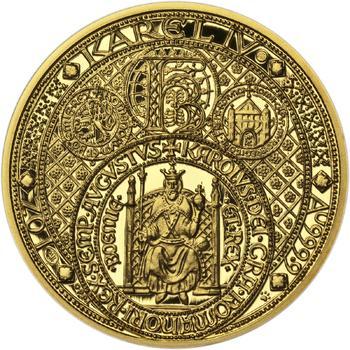 Nejkrásnější medailon III. - Císař a král zlato Proof - 1