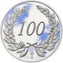 Medaile k životnímu výročí 100 let - 1 Oz stříbro Proof, 100 let - 1/3