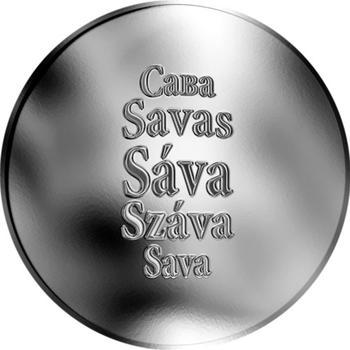 Česká jména - Sáva - stříbrná medaile - 1