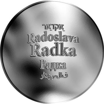 Česká jména - Radka - stříbrná medaile - 1