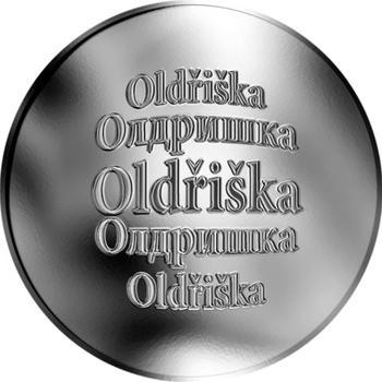 Česká jména - Oldřiška - stříbrná medaile - 1