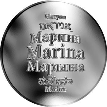 Česká jména - Marina - stříbrná medaile - 1