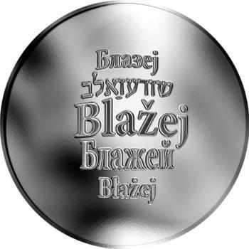 Česká jména - Blažej - stříbrná medaile - 1