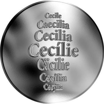 Česká jména - Cecílie - stříbrná medaile - 1