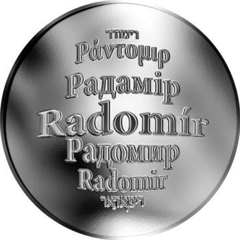 Česká jména - Radomír - stříbrná medaile - 1
