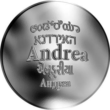 Česká jména - Andrea - stříbrná medaile - 1
