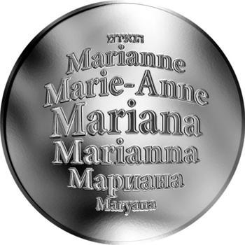Česká jména - Mariana - stříbrná medaile - 1