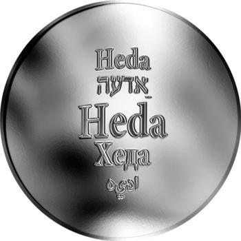 Česká jména - Heda - stříbrná medaile - 1