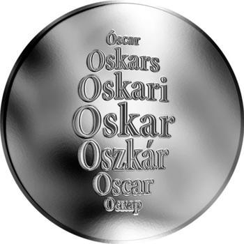 Česká jména - Oskar - stříbrná medaile - 1