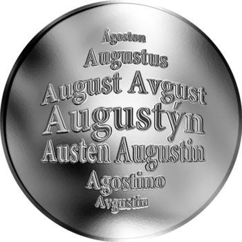 Česká jména - Augustýn - stříbrná medaile - 1