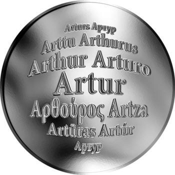 Česká jména - Artur - stříbrná medaile - 1