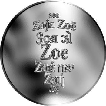 Česká jména - Zoe - stříbrná medaile - 1