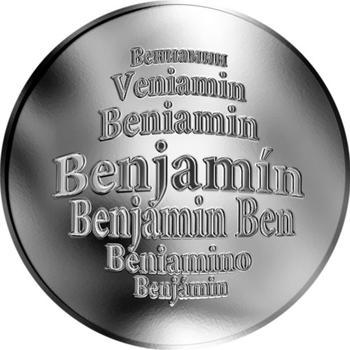 Česká jména - Benjamín - stříbrná medaile - 1