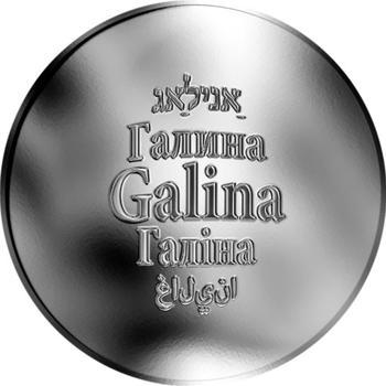 Česká jména - Galina - stříbrná medaile - 1