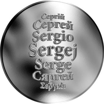 Česká jména - Sergej - stříbrná medaile - 1