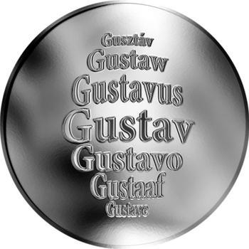 Česká jména - Gustav - stříbrná medaile - 1