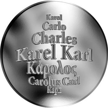 Česká jména - Karel - stříbrná medaile - 1