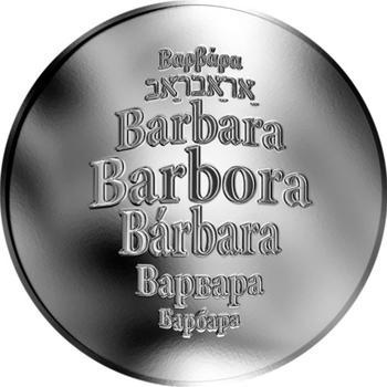 Česká jména - Barbara - stříbrná medaile - 1