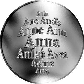 Česká jména - Anna - stříbrná medaile - 1