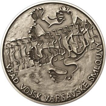 Vpád vojsk Varšavské smlouvy - 21. srpen 1968 -  1 Oz Ag patina - 1