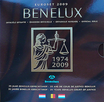 Sada mincí Benelux 2009 Unc.