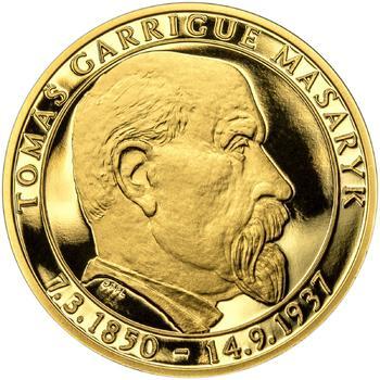 Proof - 70 let od úmrtí Tomáše Garrigue Masaryka - zlato Proof - 1