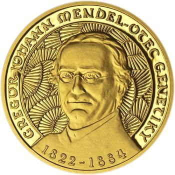 Johan Gregor Mendel - zlato Proof - 1