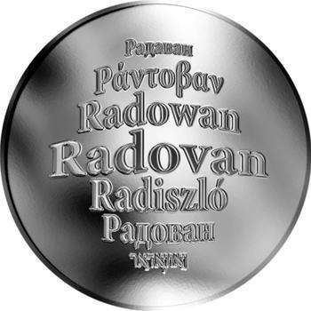 Česká jména - Radovan - stříbrná medaile - 1