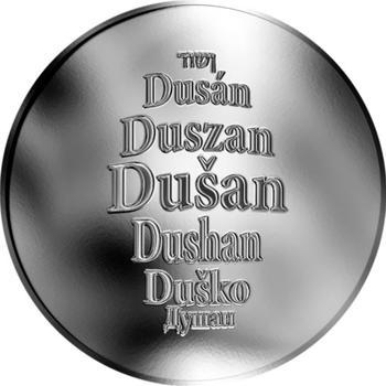 Česká jména - Dušan - stříbrná medaile - 1