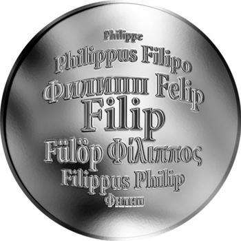 Česká jména - Filip - stříbrná medaile - 1