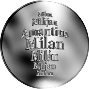 Česká jména - Milan - stříbrná medaile - 1