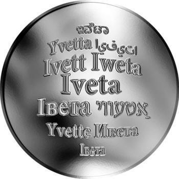 Česká jména - Iveta - stříbrná medaile - 1