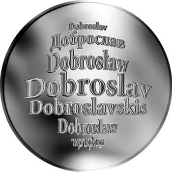 Česká jména - Dobroslav - stříbrná medaile - 1