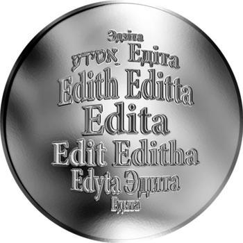 Česká jména - Edita - stříbrná medaile - 1