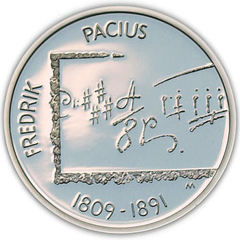2009 100th birthday Fedrik Pacius Ag Proof - 1