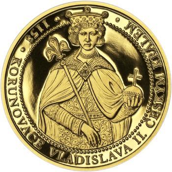 Korunovace Vladislava II. českým králem - zlato Proof - 1