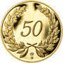 Zlatý dukát k životnímu výročí 50 let Proof, Zlatý dukát k životnímu výročí 50 let Proof - 1/3