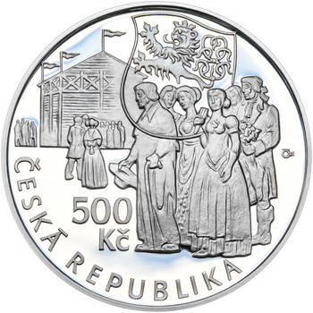 Mince ČNB - 2015 Proof - 500 Kč Václav Thám - 1