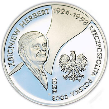 2008 Zbigniew Herbert Ag Proof - 1