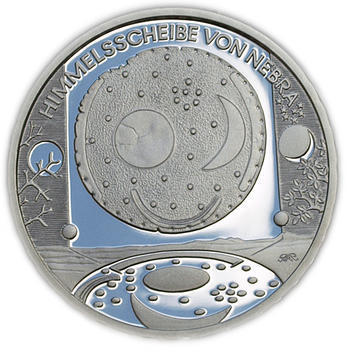 2008 Nebra Sky Disk Silver Proof 10 Eur - 1