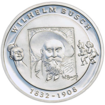 2007 Wilhelm Busch Silver Proof 10 Eur - 1