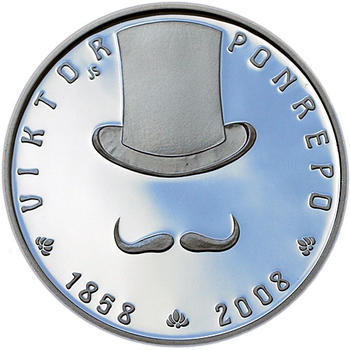 Mince ČNB - 2008 - Proof - 150. výročí narození Viktor Ponrepo - 1