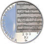 Mince ČNB - 2010 b.k. - 200 Kč 150. výročí narození Gustava Mahlera - 1/2